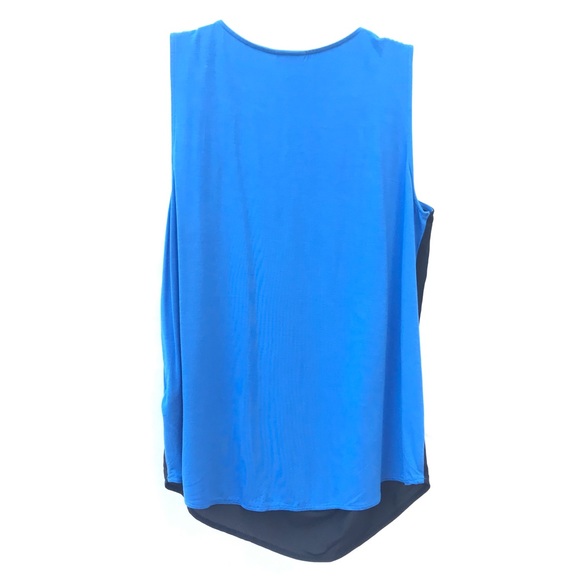 NWT M DKNYC DKNY Women’s Sleeveless Formal Shirt Blouse Formal - Picture 2 of 7